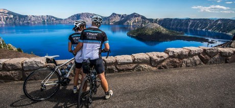 Is there a better view than this? Trek Travel's Crater Lake & Oregon Cascades bike tours