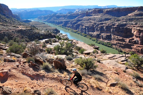 Moab mountain biking tours with Trek Travel
