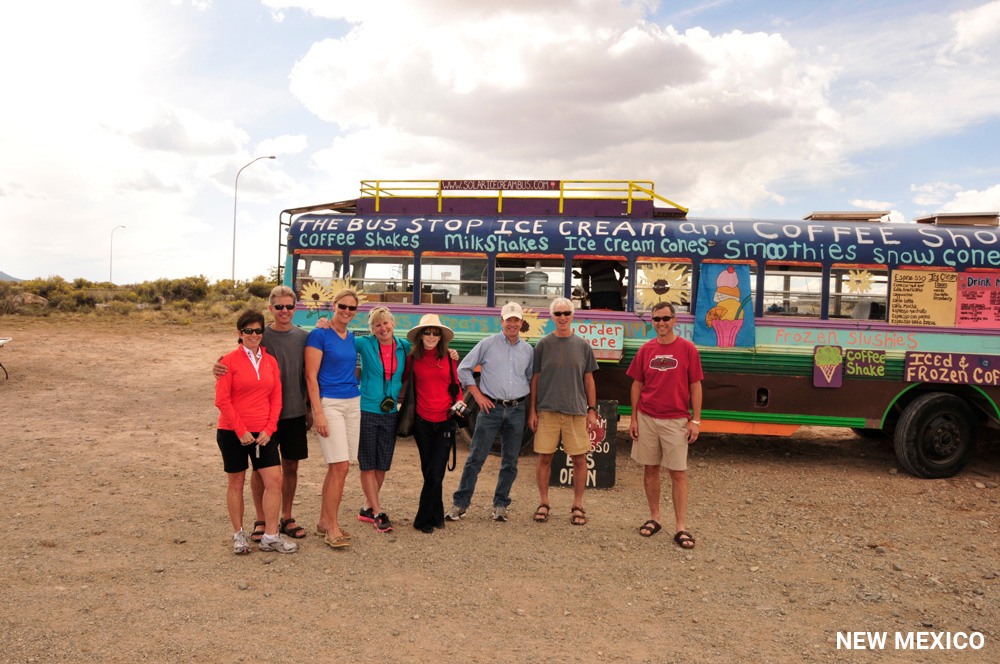 Trek Travel Guest Londa Dewey Rides in New Mexico