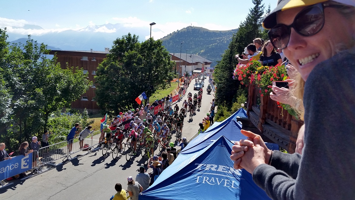 View the Tour de France race on Trek Travel's cycling vacation
