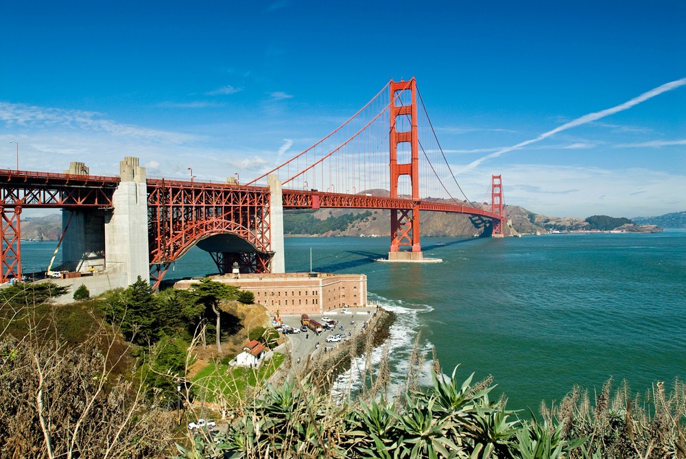 See the Golden Gate Bridge on Trek Travel's California Wine Country weekend cycling vacation