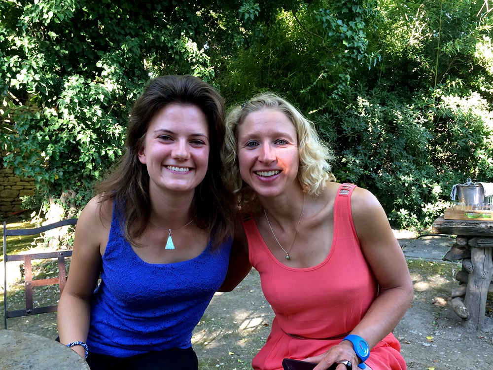 Trek Travel bike tour guides Gabby and Celine in Provence, France
