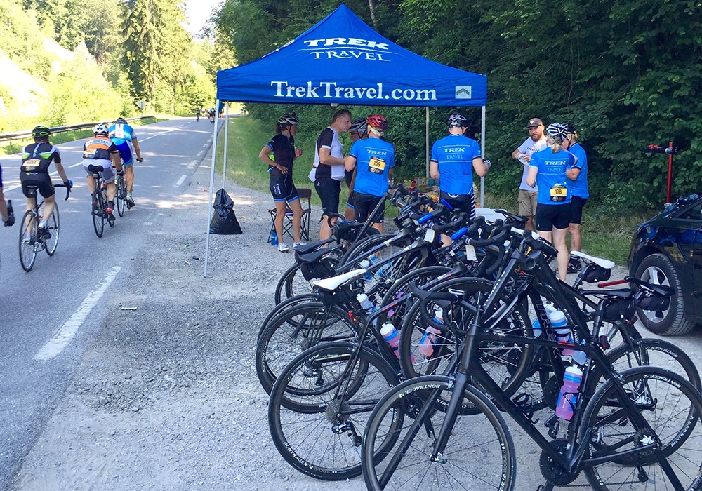 Private Rest Stops and Full Support at L'Etape du Tour with Trek Travel