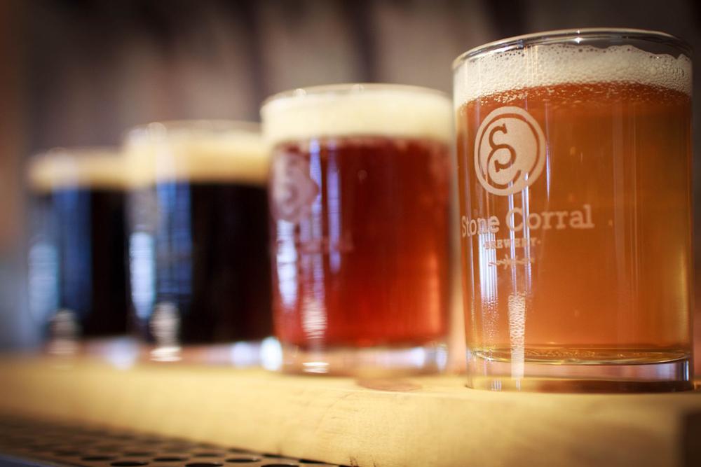 Enjoy local beer at Stone Corral Brewery on a Vermont Brewery Bike Tour