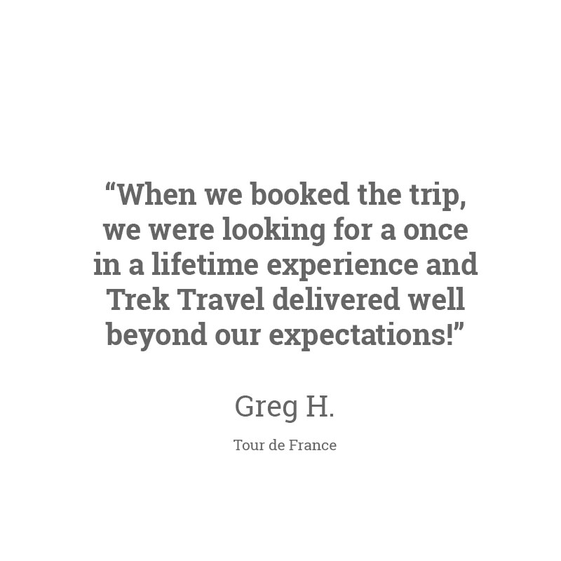 Hear what others are saying about Trek Travel bike tours