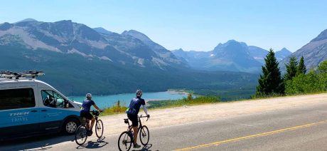 Explore Glacier National Park on a Trek Travel Trek bike tour