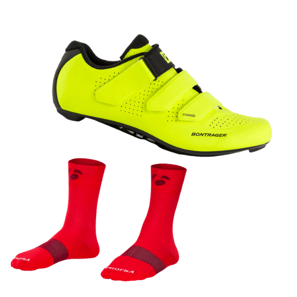 Bontrager Starvos Road Shoes and Race Socks