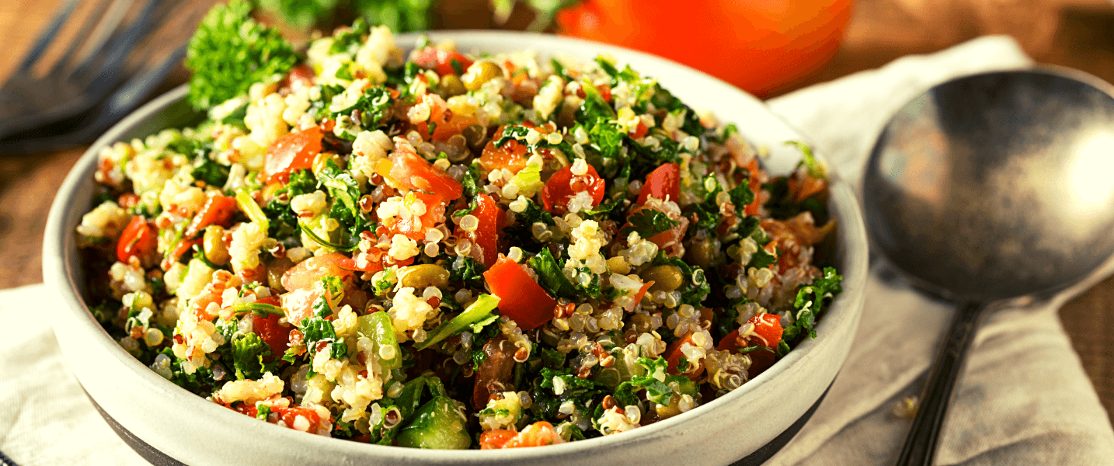 Grilled Veggie Quinoa Salad