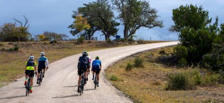 Group ride on a Texas Ride Camp