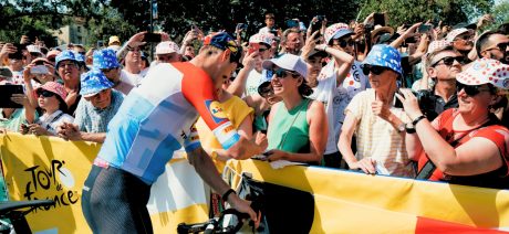 A Lidl-Trek rider at the Tour de France